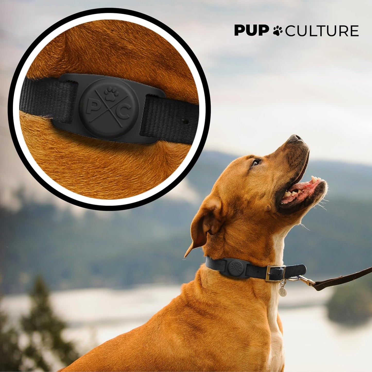 Airtag Dog Collar Holder, Extra-Durable, Lightweight, and Protective Airtag Case for Dog Collar - Track Your Pet Using Apple Airtag Technology - Dog Collar Airtag Holder -For Dogs and Cats