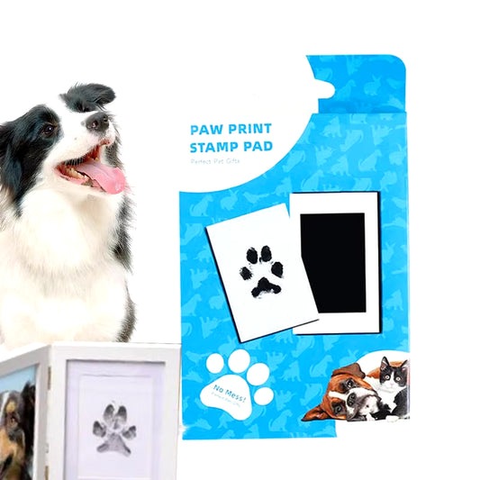 Ink Pad for Dog Paw Prints Dog Nose Print Kit DIY Keepsake Pawprint Maker Clean Touch Printing Kit Frame Accessories